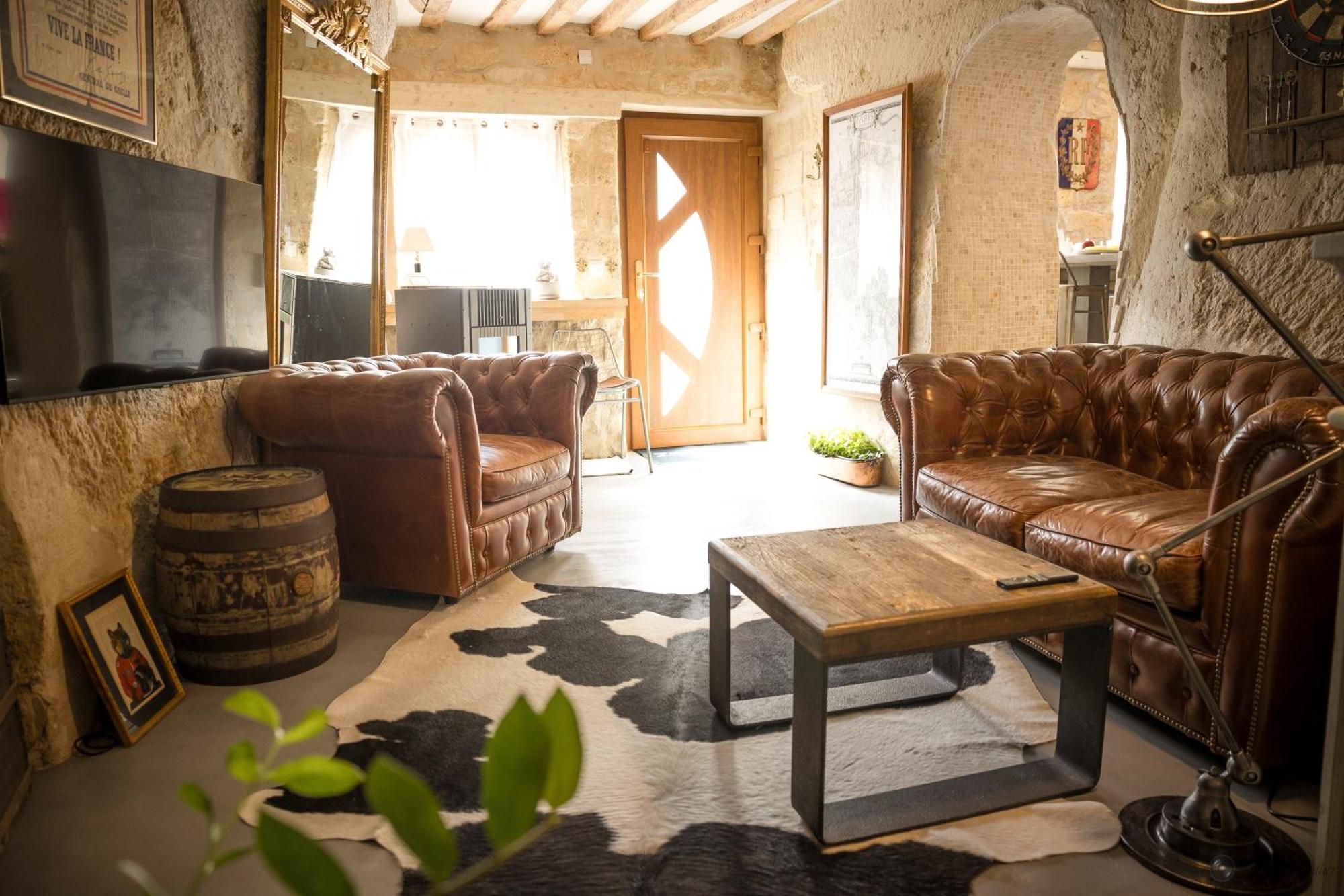 Chez Millouz - Triplex Semi-Troglodyte Apartman Pontoise Kültér fotó